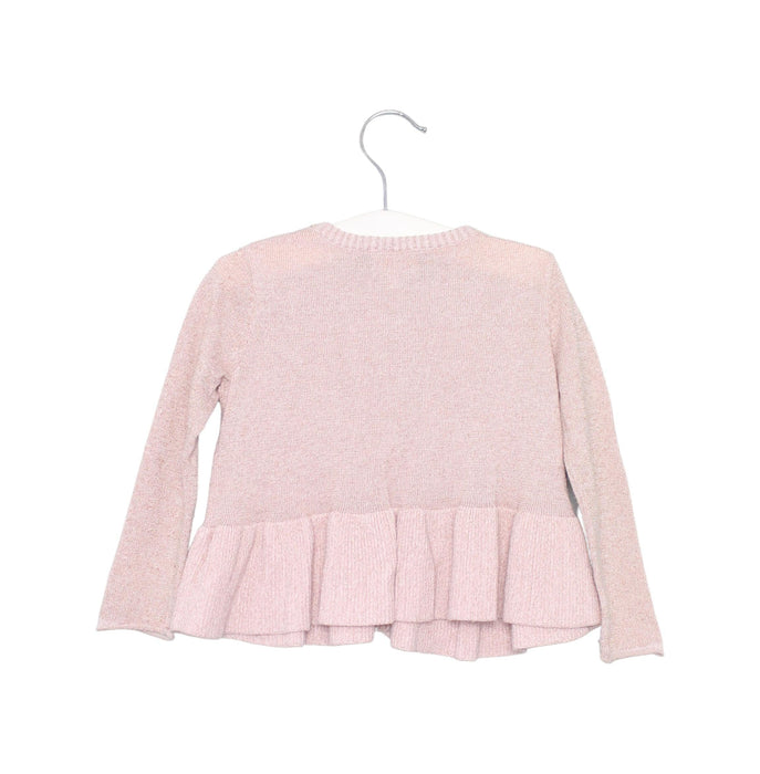 A Pink Cardigans from Seed in size 2T for girl. (Back View)