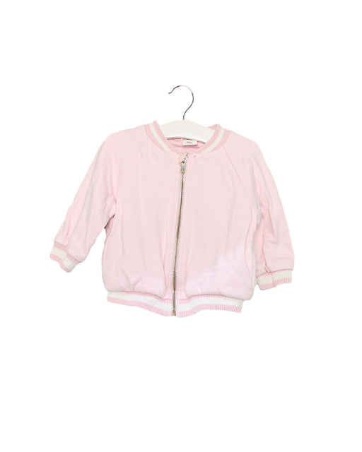 A Pink Lightweight Jackets from Seed in size 12-18M for girl. (Front View)