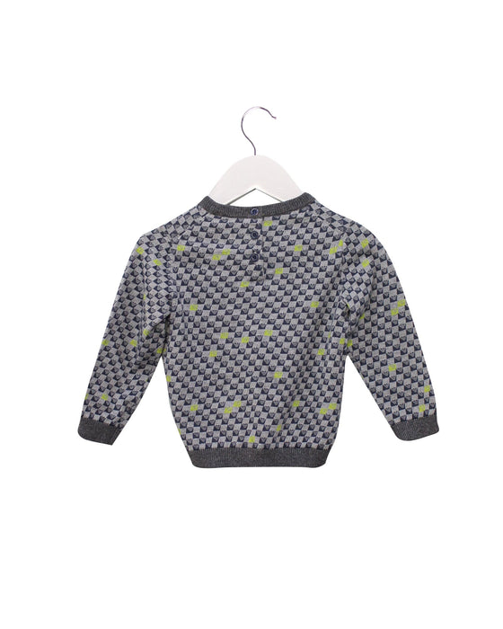 A Grey Knit Sweaters from Armani in size 6-12M for boy. (Back View)