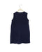 A Navy Sleeveless Dresses from Crewcuts in size 7Y for girl. (Back View)
