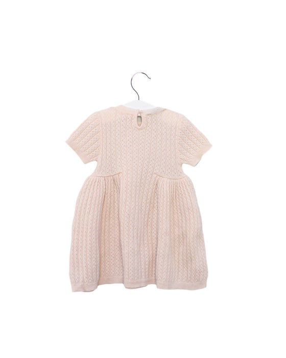 A Pink Sweater Dresses from Dior in size 6-12M for girl. (Back View)