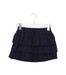 A Navy Short Skirts from Petit Bateau in size 4T for girl. (Front View)