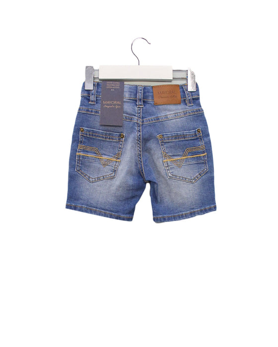 A Blue Shorts from Mayoral in size 2T for boy. (Back View)