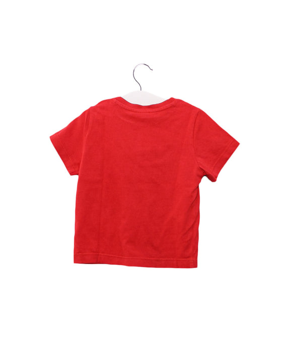 A Red Short Sleeve T Shirts from Jacadi in size 18-24M for boy. (Back View)