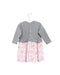 A Grey Long Sleeve Dresses from Carrément Beau in size 6-12M for girl. (Back View)