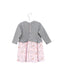 A Grey Long Sleeve Dresses from Carrément Beau in size 6-12M for girl. (Back View)