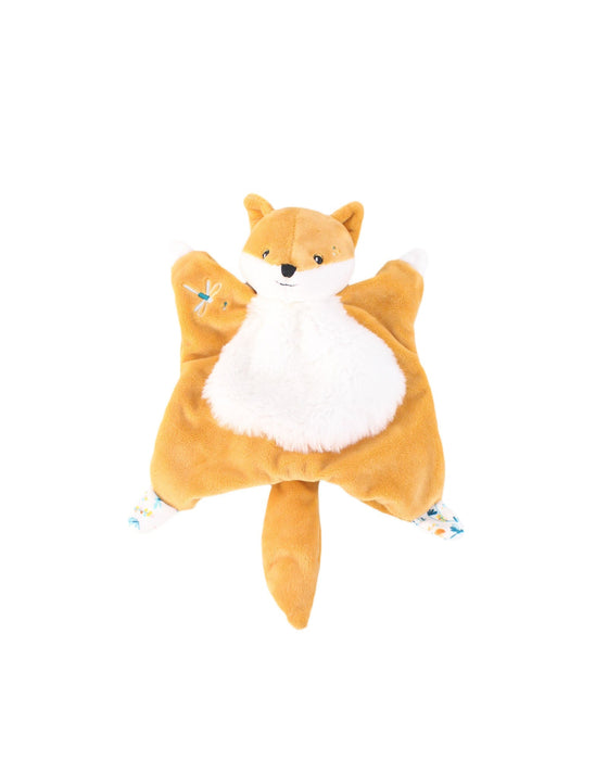 A Orange Safety Blankets from Kaloo in size Newborn for neutral. (Front View)