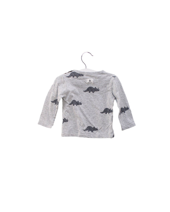 A Grey Long Sleeve Tops from Country Road in size 3-6M for girl. (Back View)