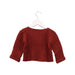 A Red Cardigans from Les Enfantines in size 12-18M for girl. (Back View)
