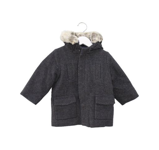 A Grey Coats from Jacadi in size 18-24M for boy. (Front View)