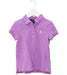 A Purple Short Sleeve Polos from Polo Ralph Lauren in size 5T for girl. (Front View)