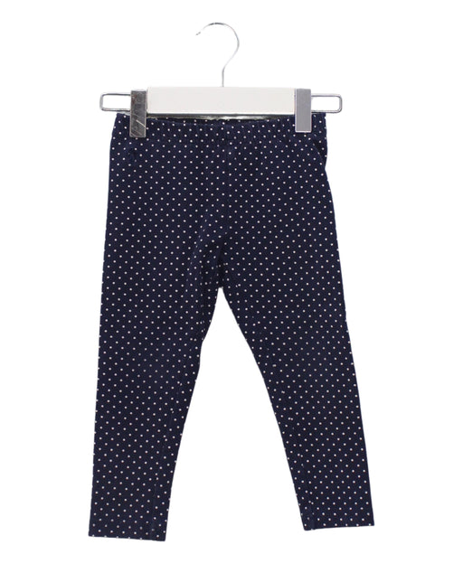 A Navy Leggings from Polo Ralph Lauren in size 3T for girl. (Front View)