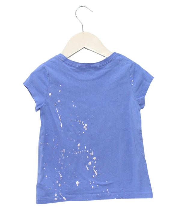 A Blue Short Sleeve T Shirts from Polo Ralph Lauren in size 3T for girl. (Back View)