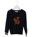 A Navy Knit Sweaters from Jacadi in size 4T for boy. (Front View)