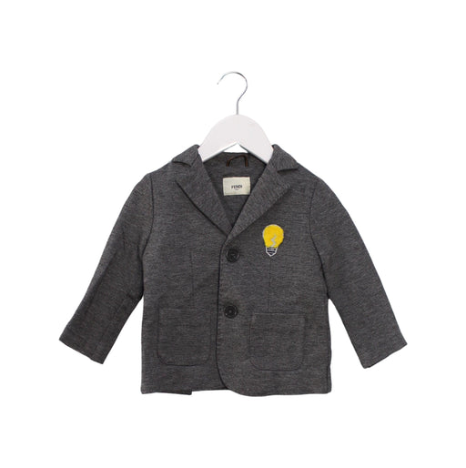 A Grey Blazers from Fendi in size 12-18M for boy. (Front View)