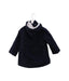 A Navy Coats from Jacadi in size 18-24M for girl. (Back View)