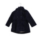 A Navy Coats from Jacadi in size 18-24M for girl. (Front View)