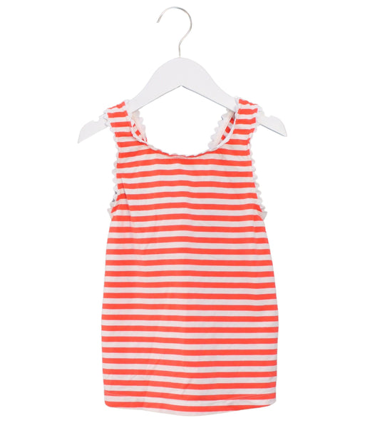A Red Sleeveless Tops from Jacadi in size 8Y for girl. (Front View)