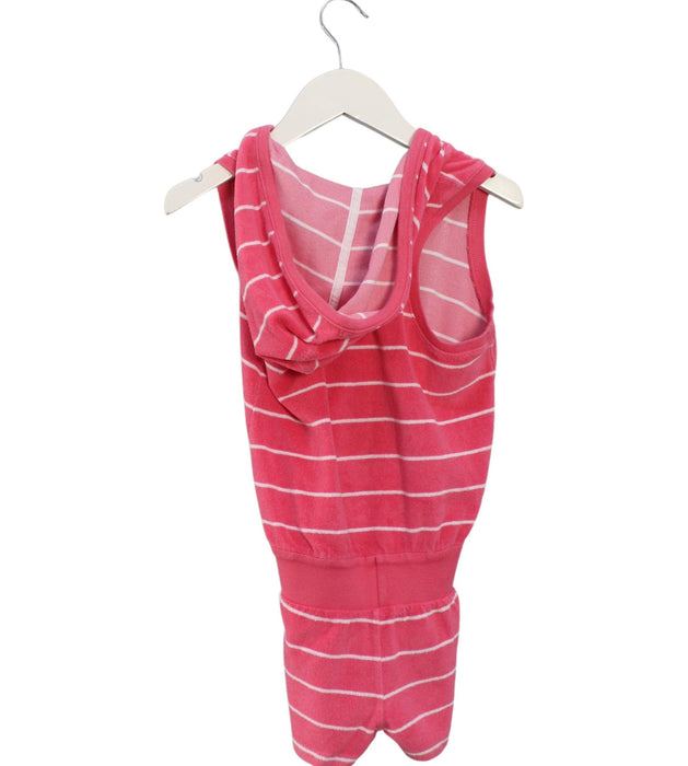 A Pink Sleeveless Rompers from Ralph Lauren in size 6T for girl. (Back View)