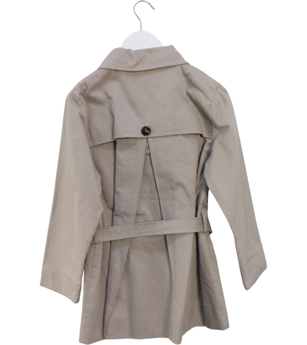 A Grey Coats from Buho in size 6T for girl. (Back View)