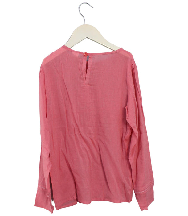 A Pink Long Sleeve Tops from Juliet & the Band in size 10Y for girl. (Back View)