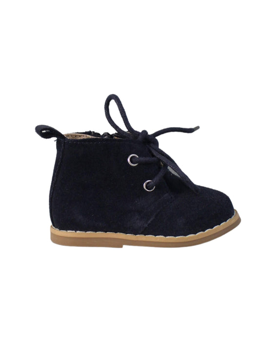 A Navy Casual Boots from Country Road in size 6-12M for boy. (Back View)