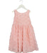 A Pink Sleeveless Dresses from Janie & Jack in size 4T for girl. (Front View)