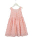 A Pink Sleeveless Dresses from Janie & Jack in size 4T for girl. (Back View)