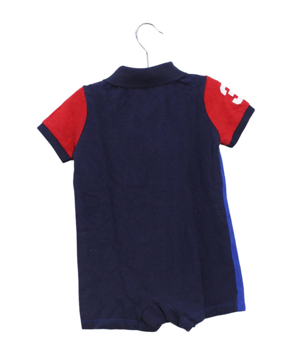A Blue Rompers from Ralph Lauren in size 6-12M for boy. (Back View)