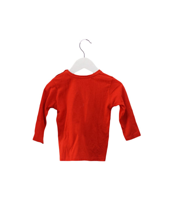 A Red Long Sleeve Tops from Bonpoint in size 6-12M for boy. (Back View)