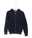 A Navy Lightweight Jackets from Monoprix in size 6T for girl. (Front View)