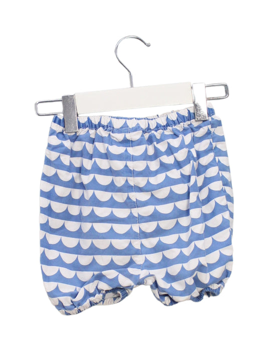 A Blue Bloomers from Frugi in size 18-24M for girl. (Back View)
