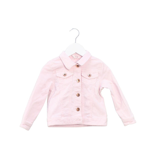 A Pink Lightweight Jackets from Seed in size 2T for girl. (Front View)