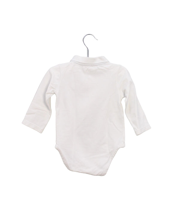 A White Bodysuits from Jacadi in size 6-12M for boy. (Back View)