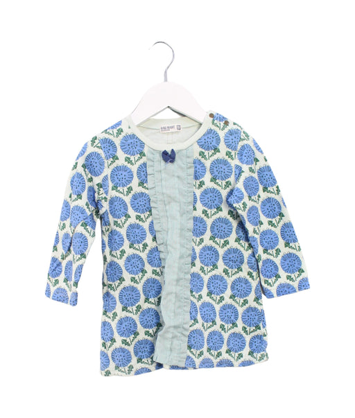 A Blue Long Sleeve Dresses from Ragmart in size 18-24M for girl. (Front View)