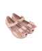 A Pink Flats from Mini Melissa in size 5T for girl. (Front View)