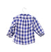 A Blue Long Sleeve Shirts from Petit Bateau in size 12-18M for boy. (Back View)