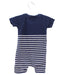 A Navy Rompers from Jojo Maman Bébé in size 3-6M for boy. (Back View)