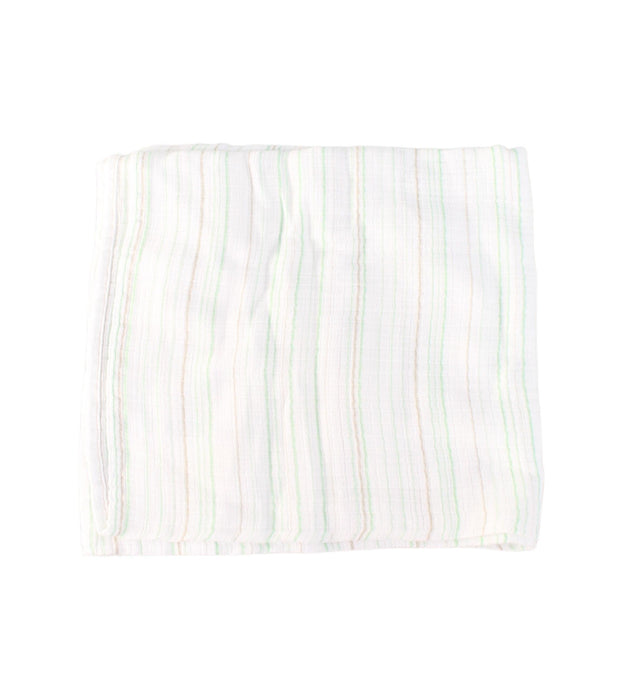 A White Swaddles from Aden & Anais in size O/S for neutral. (Front View)