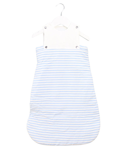 A Blue Sleepsacs from Jacadi in size 0-3M for boy. (Front View)