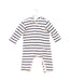 A White Long Sleeve Jumpsuits from Petit Bateau in size 0-3M for girl. (Front View)