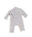 A White Long Sleeve Jumpsuits from Petit Bateau in size 0-3M for girl. (Back View)