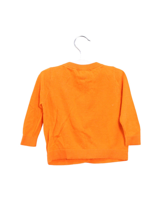 A Orange Cardigans from Velveteen in size 12-18M for girl. (Back View)