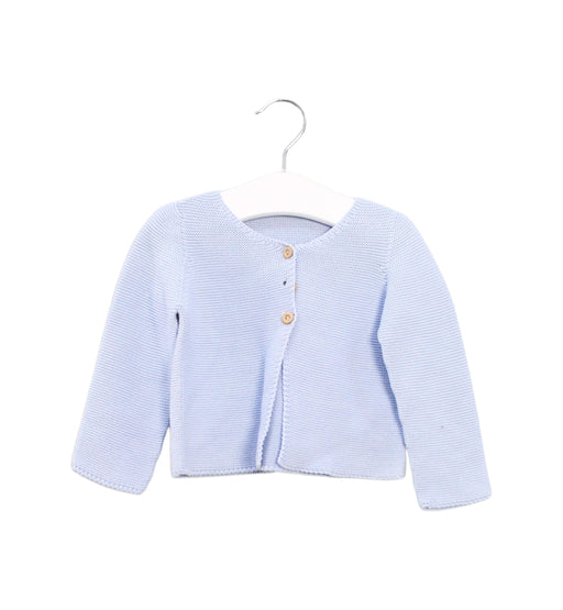 A Blue Cardigans from Babidu in size 18-24M for boy. (Front View)