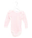A Pink Long Sleeve Bodysuits from Petit Bateau in size 3T for girl. (Front View)