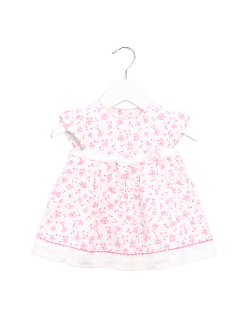 A Pink Short Sleeve Dresses from Mayoral in size 3-6M for girl. (Front View)