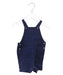 A Navy Overall Shorts from Cyrillus in size 12-18M for boy. (Front View)