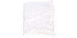 A White Swaddles from Aden & Anais in size O/S for neutral. (Front View)