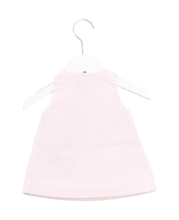 A Pink Overall Dresses from Jacadi in size 0-3M for girl. (Back View)