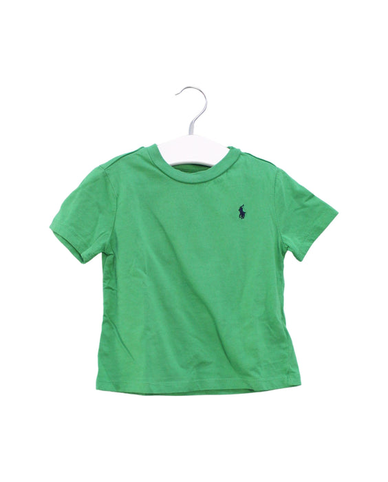A Green Short Sleeve T Shirts from Ralph Lauren in size 2T for boy. (Front View)